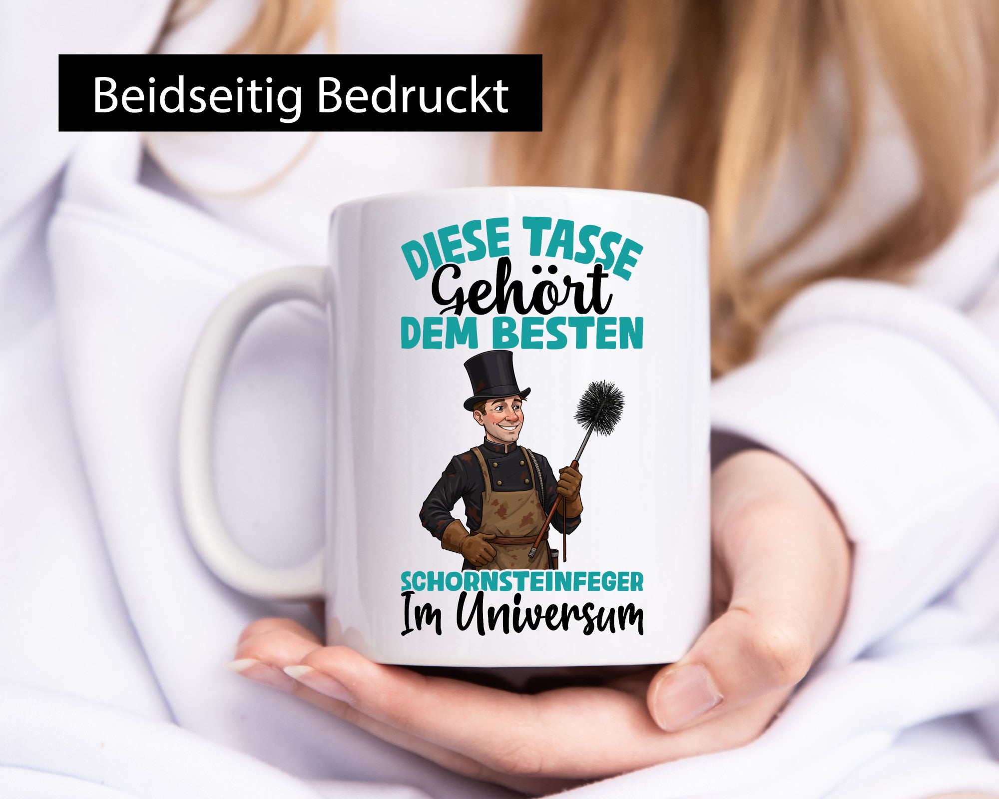 Im Universum: Schornsteinfeger | Kaminkehrer Humor Geschenkidee Tasse