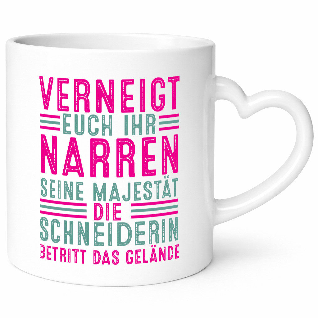 Verneigt euch: Schneiderin | Beruf Schneiderei lustiger Spruch Geschenk Arbeit