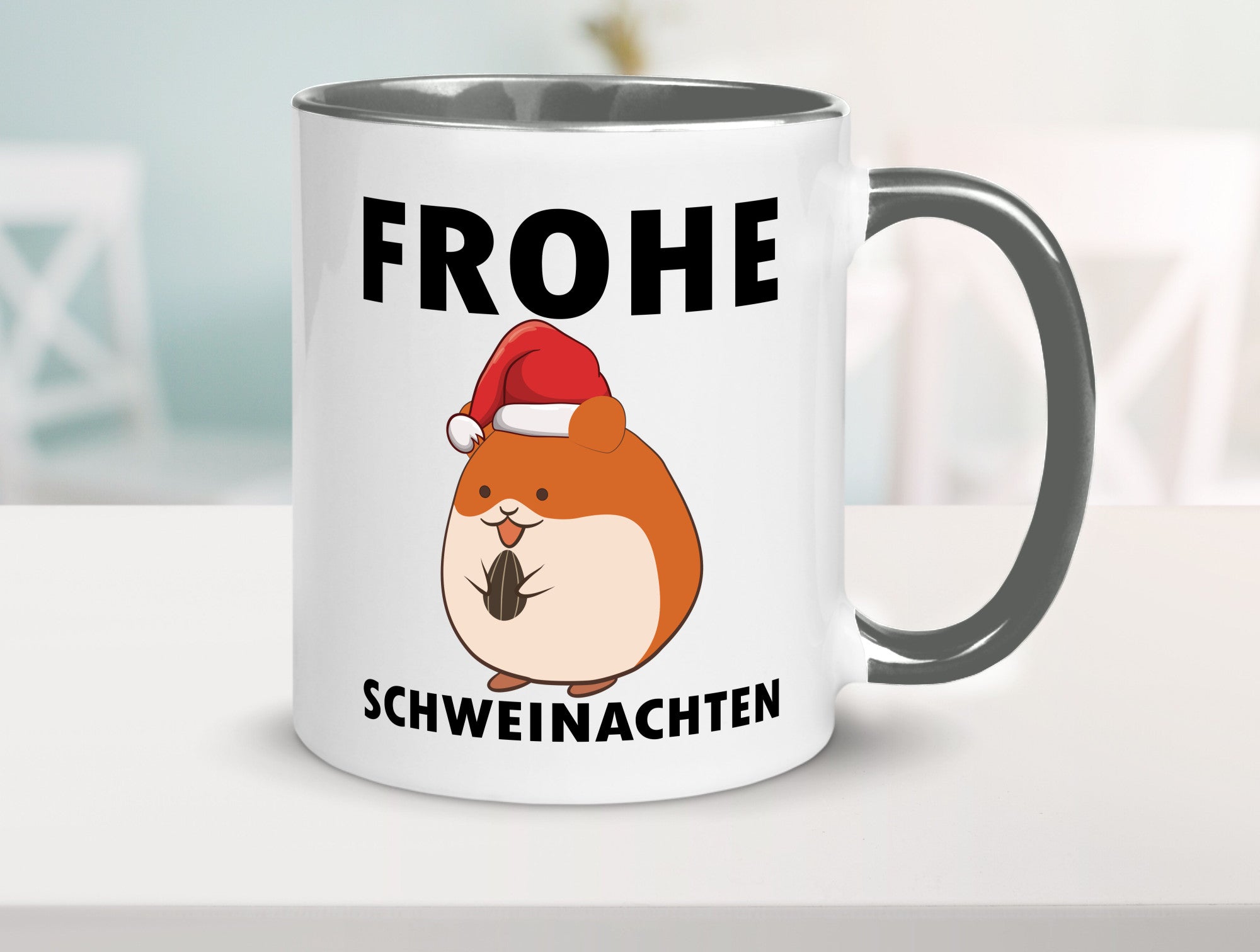 Frohe Schweinachten | Meerschweinchen Weihnachten lustiger Spruch Geschenk