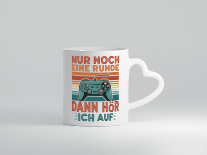 Nur noch eine runde dann hör ich auf | Gamer Zocker v2 Humor Geschenkidee Tasse