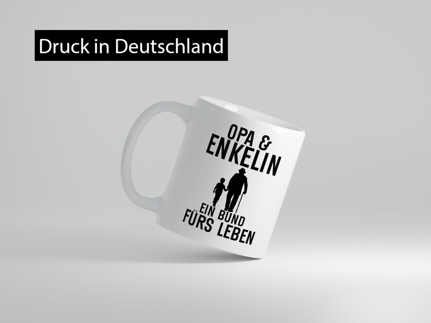 Bund fürs Leben | Opa Enkelin Großvater Zwei Fäuste Geschenk Familie