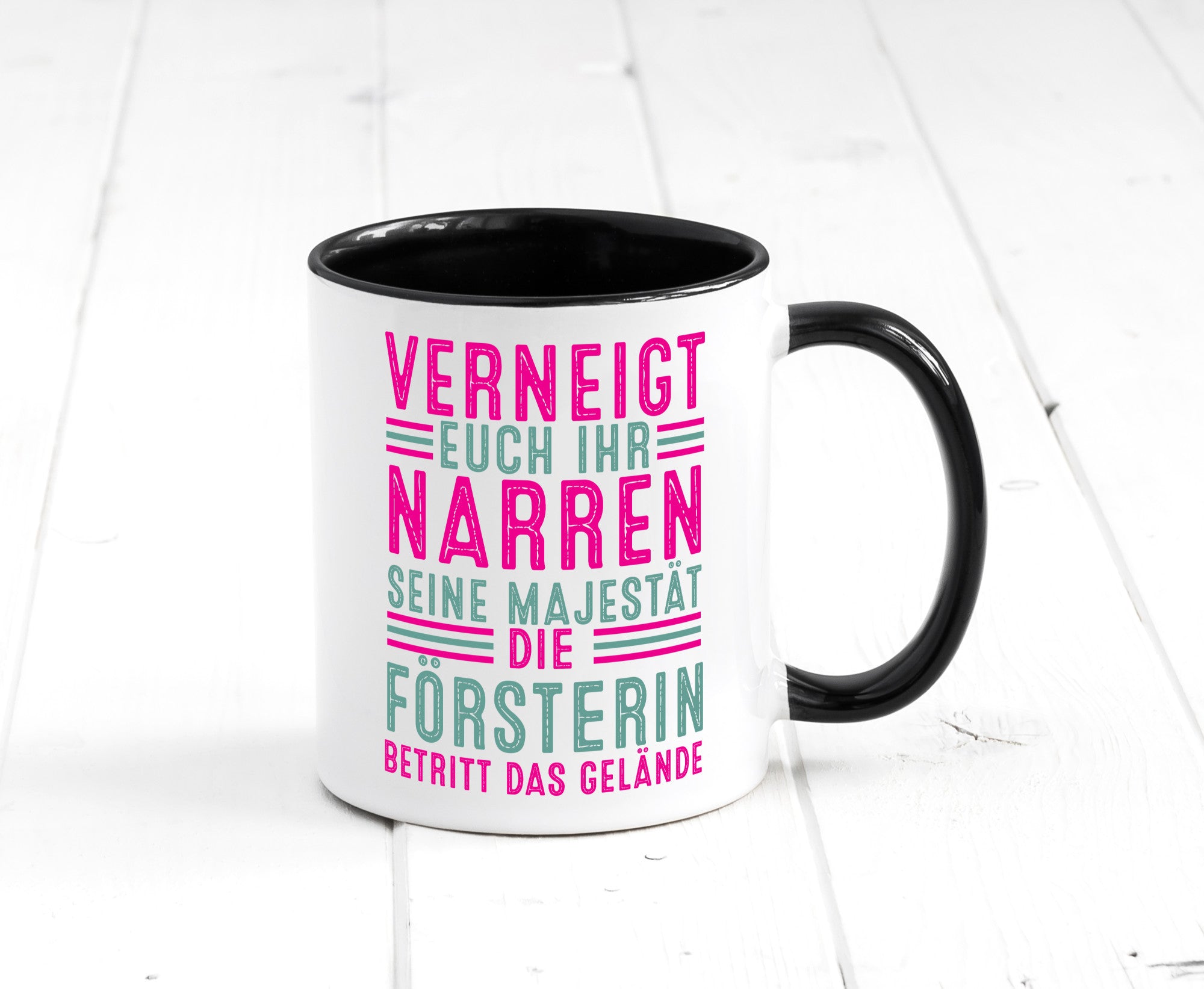 Verneigt euch: Försterin | Forst Arbeit v2 Geschenkidee Kollegen Büro Humor