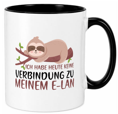 Verbindung zum Elan | WLAN Faultier Faulpelz Laufband Humor Tierliebhaber