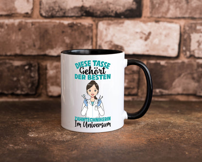 Im Universum: Zahntechnikerin | Zahnmedizin Humor Geschenkidee Tasse