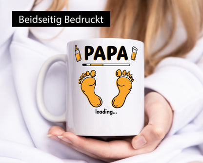 Papa loading | Ankündigung schwangerschaft lustiger Spruch Geschenk Humor