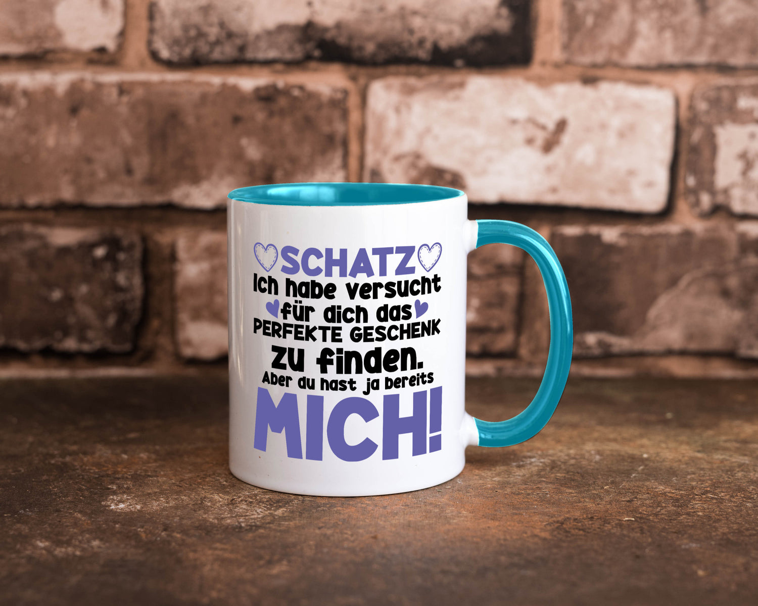Schatz | Liebe Valentinstag Freund Freundin Herz Geschenkidee Humor Tasse