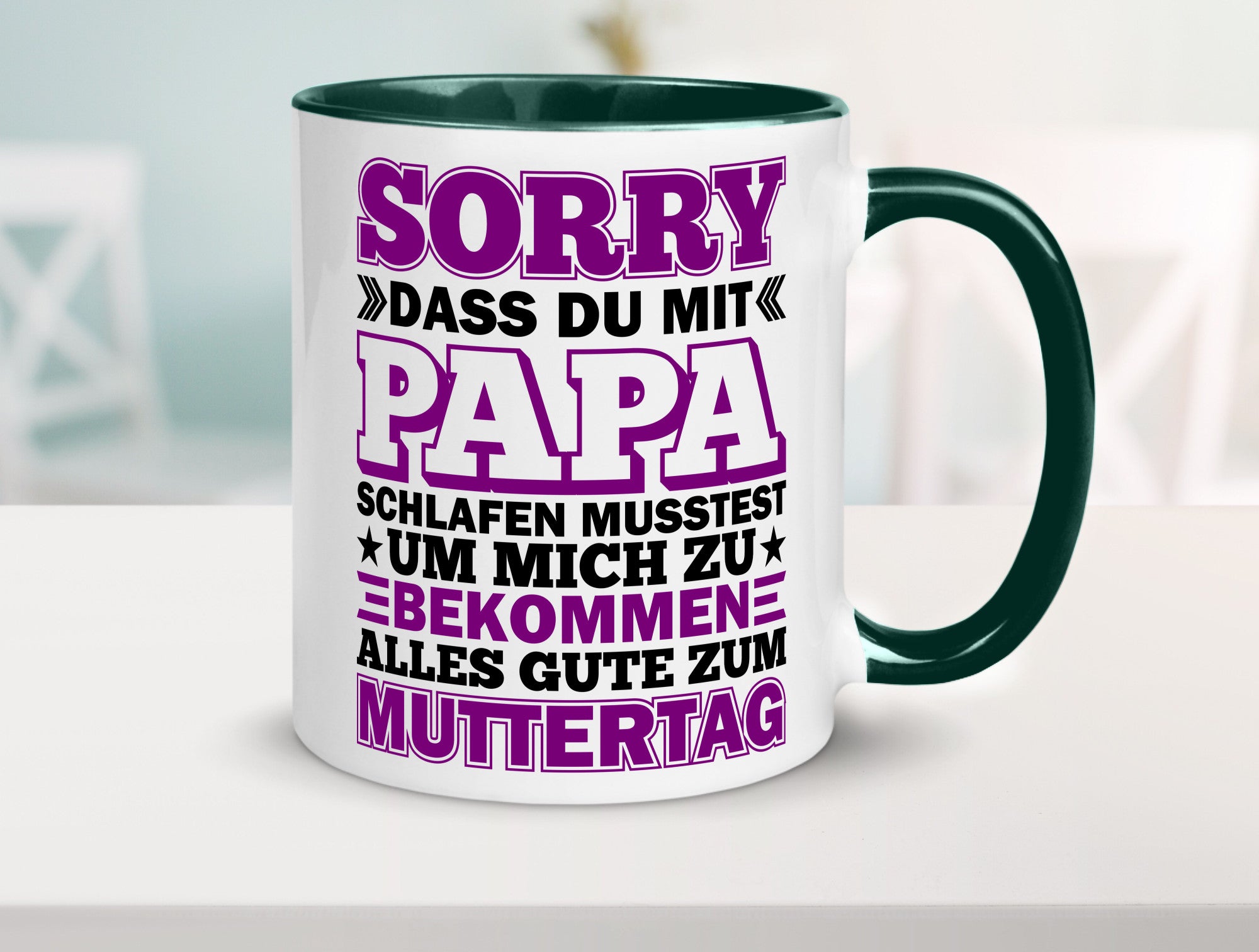 Muttertags Tasse vl1 lustig Familie Geschenkidee Geschenk