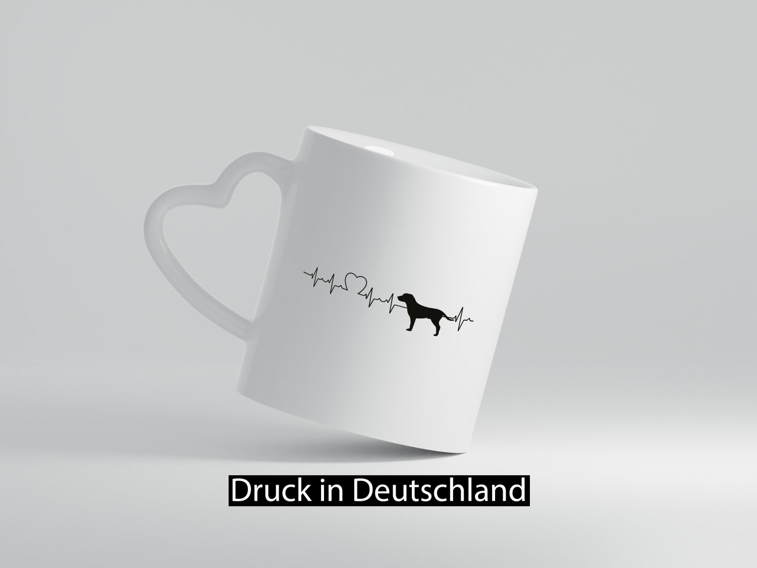 Dackel Herzschlag | Motiv Hund Hundebesitzer Geschenk Tierliebhaber Humor