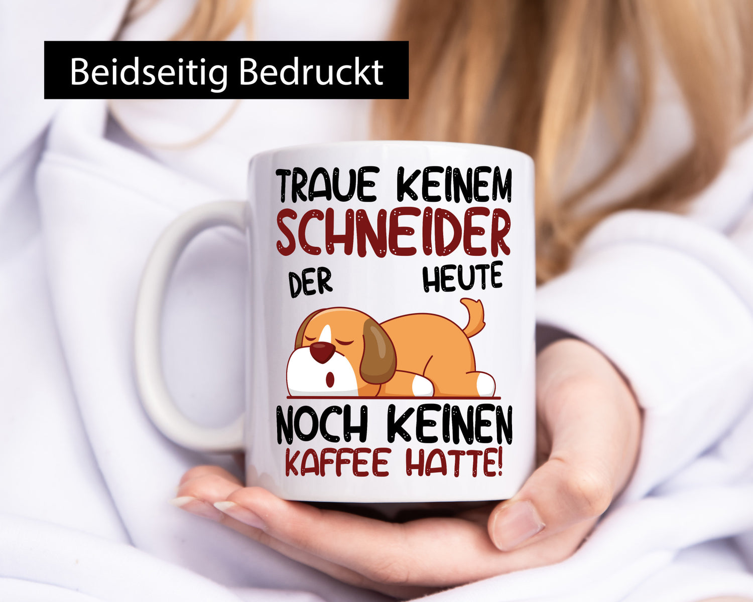 Traue keinem Schneider | Beruf Schneiderei lustiger Spruch Geschenk Arbeit