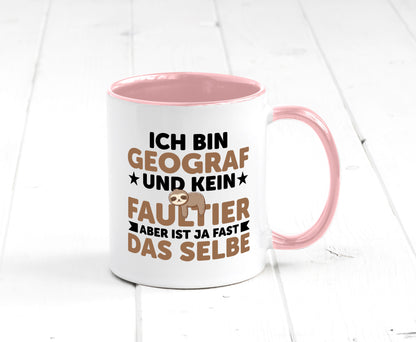 Ich bin kein Faultier: Geograf | Geografie v2 lustig Tierliebhaber Humor