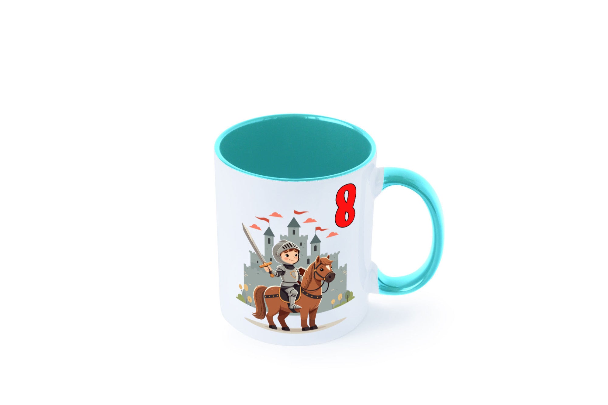 8. Geburtstag | 8 Jahre Ritter Junge Schloss Geschenk Geschenkidee lustiger