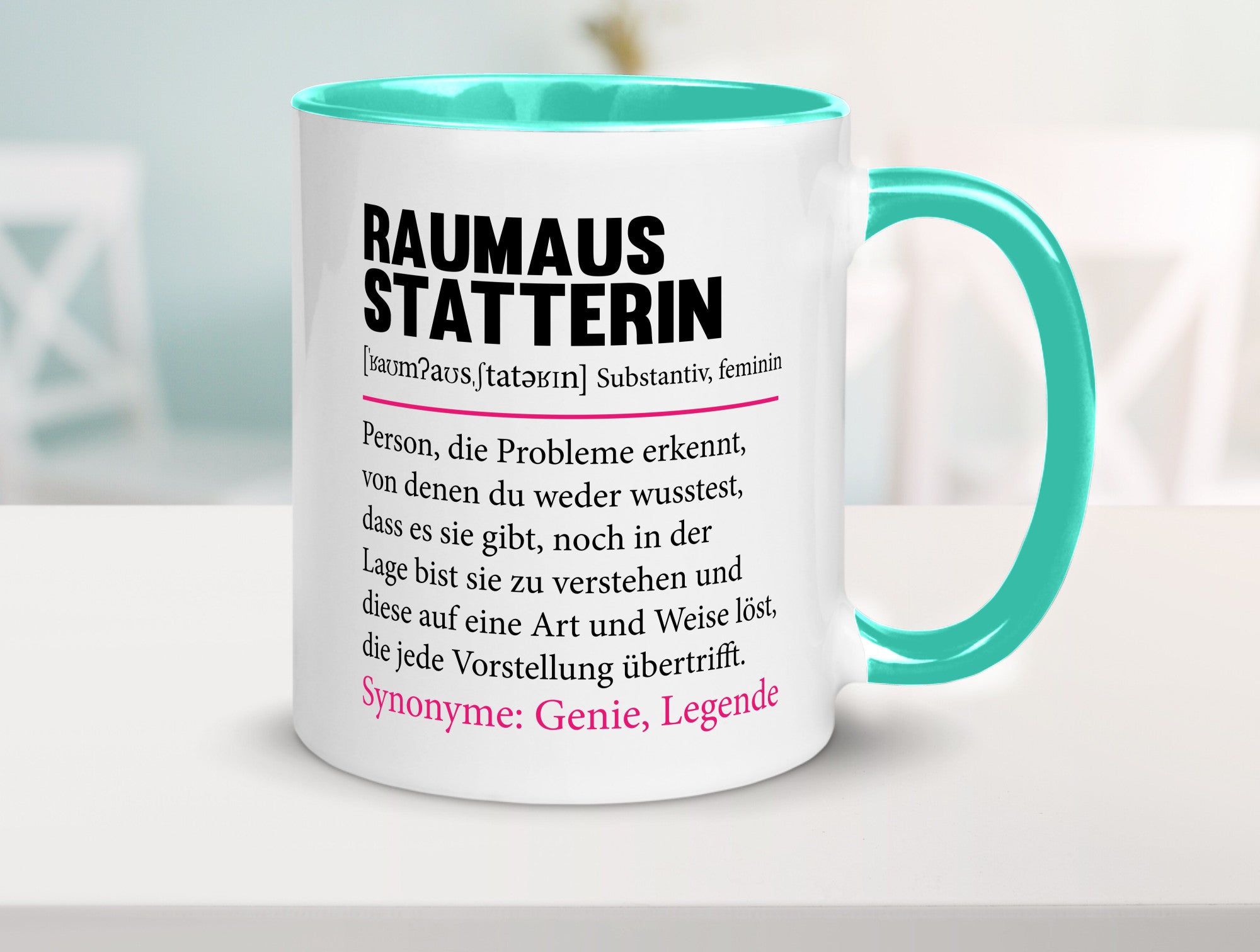 Raumausstatterin | Wohn Ausstatterin Beruf Humor Geschenk Arbeit Kollegen Büro