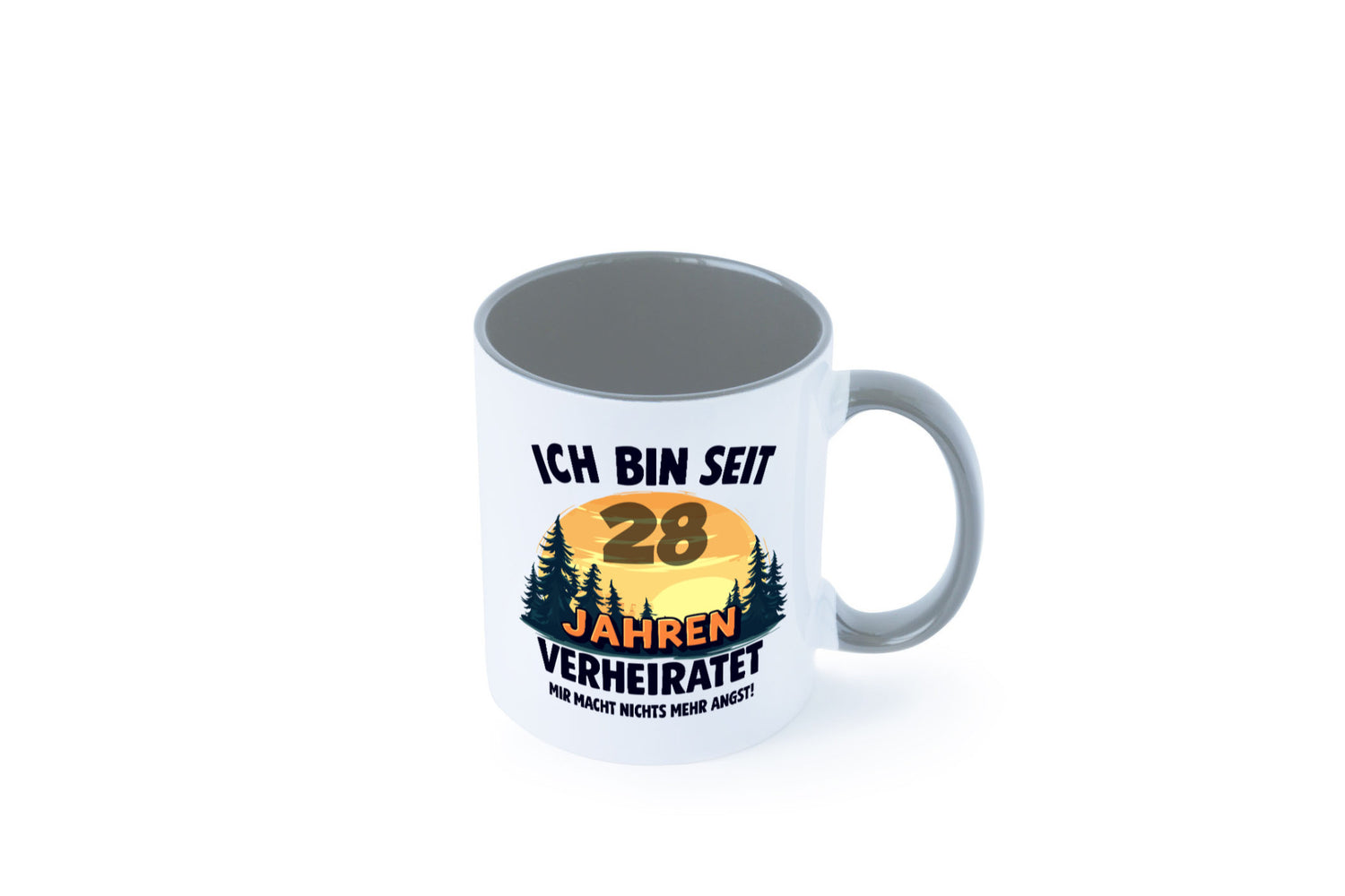 Ich bin Verheiratet | 28. Hochzeitstag Ehepaar v2 lustiger Spruch Geschenk