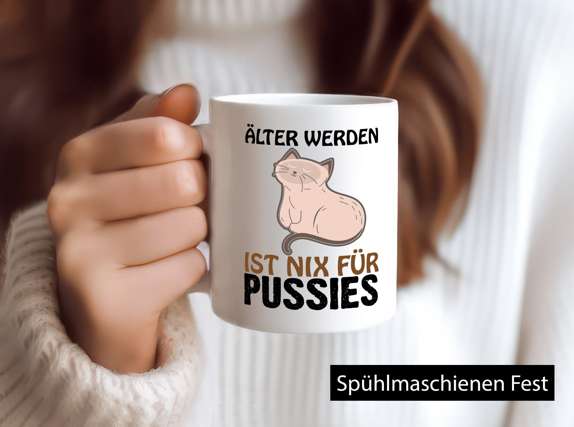 Alt werden is nichts lustig Humor Geschenkidee Geschenk Tasse