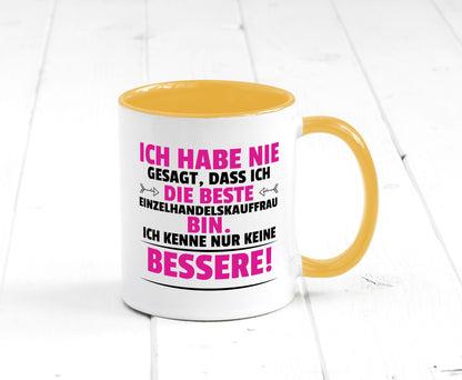 Die Beste Einzelhandelskauffrau | Einzelhandel Geschenkidee Humor Tasse