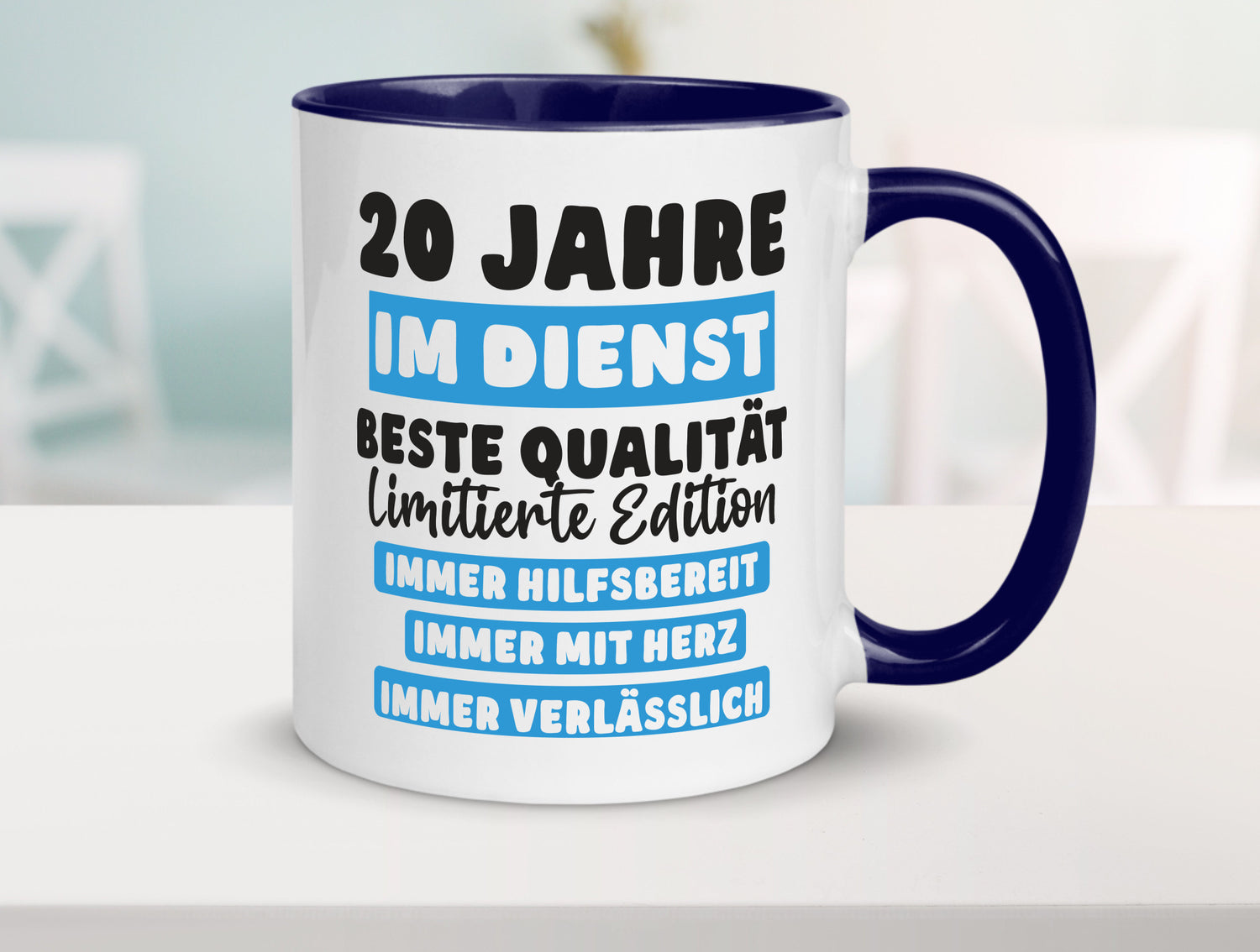 20 Jahre im Dienst | Jubiläum Arbeit v6 Geschenk Kollegen Büro lustiger Spruch