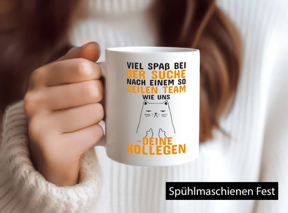 Geiles Team | Abschied Tasse Kollegen Spruch lustig Arbeit Büro Geschenk