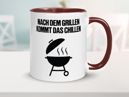 Nach dem Grillen kommt das Chillen | Grillmeister Party Geschenk Humor
