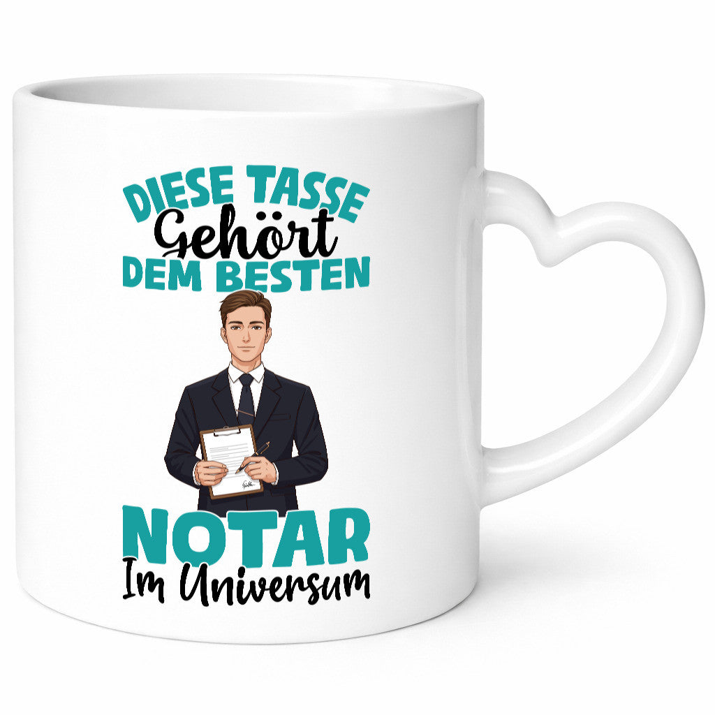 Im Universum: Notar | Jurist lustig Humor Geschenkidee Geschenk Tasse
