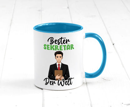 Bester Sekretär | Büro v2 lustiger Spruch Geschenk Arbeit Kollegen Tasse