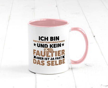 Ich bin kein Faultier: Wirtschaftsinformatikerin v2 lustig Tierliebhaber Humor