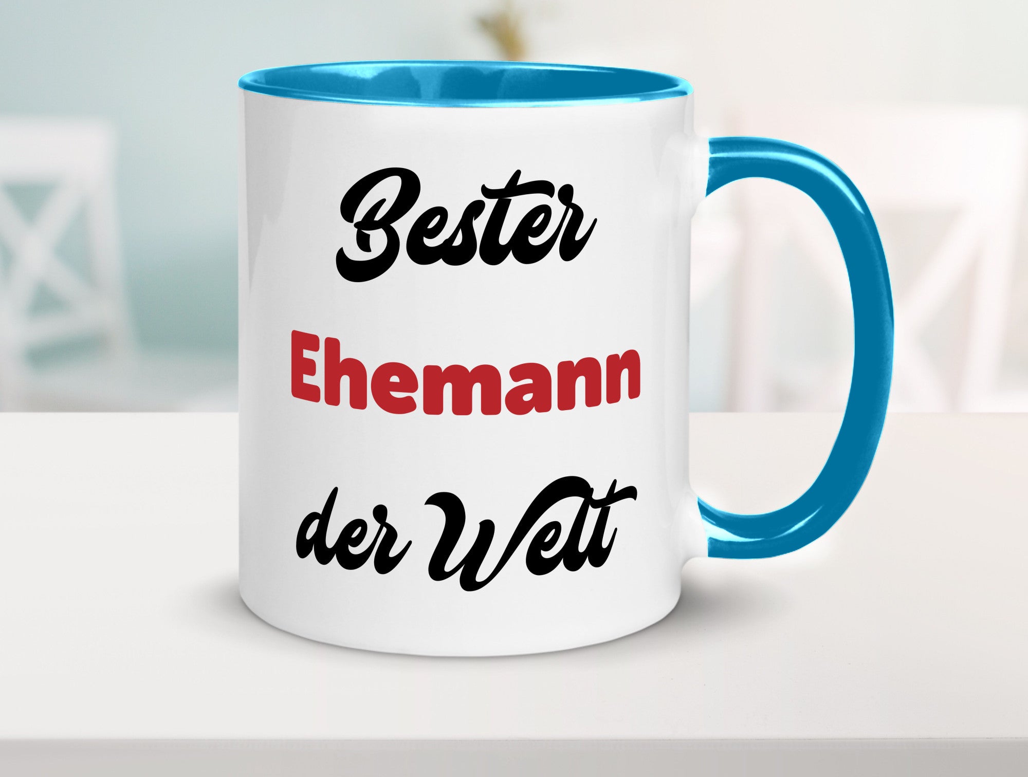 Bester Ehemann der Welt | Ehepaar Geschenkidee Humor Tasse
