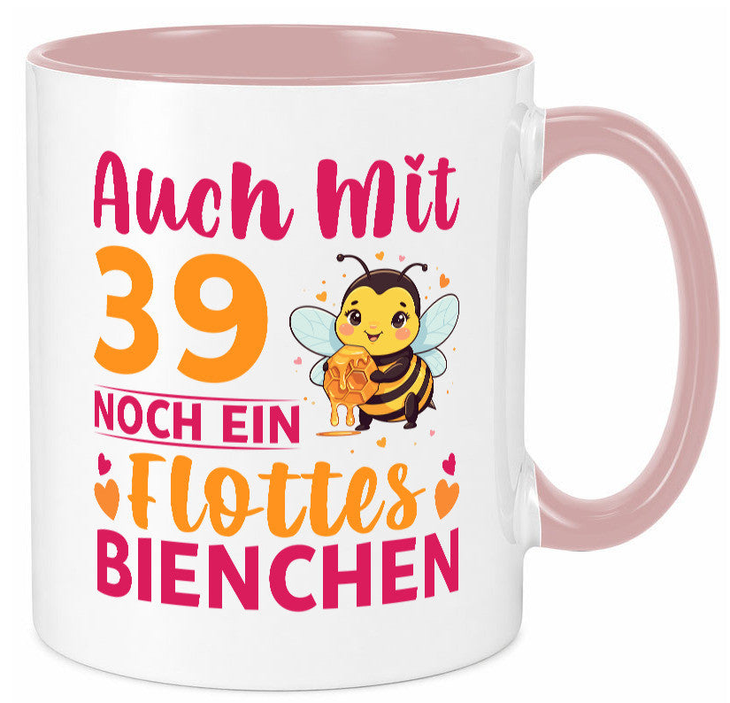 39. Geburtstag | Flottes Bienchen 39 Jahre lustiger Spruch Geschenk
