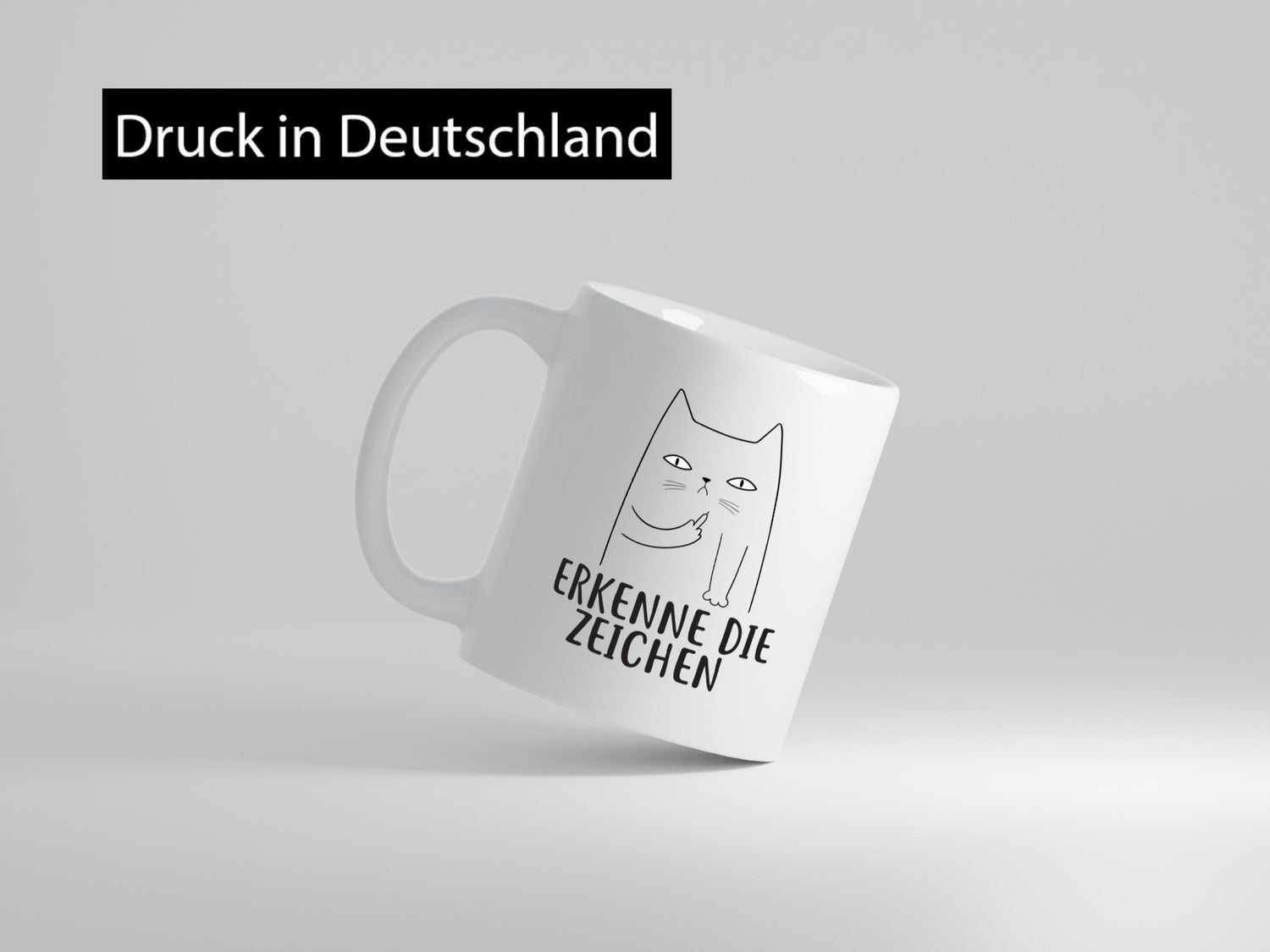 Erkenne die Zeichen | Katzenbesitzer witzige Katze lustiger Spruch Geschenk