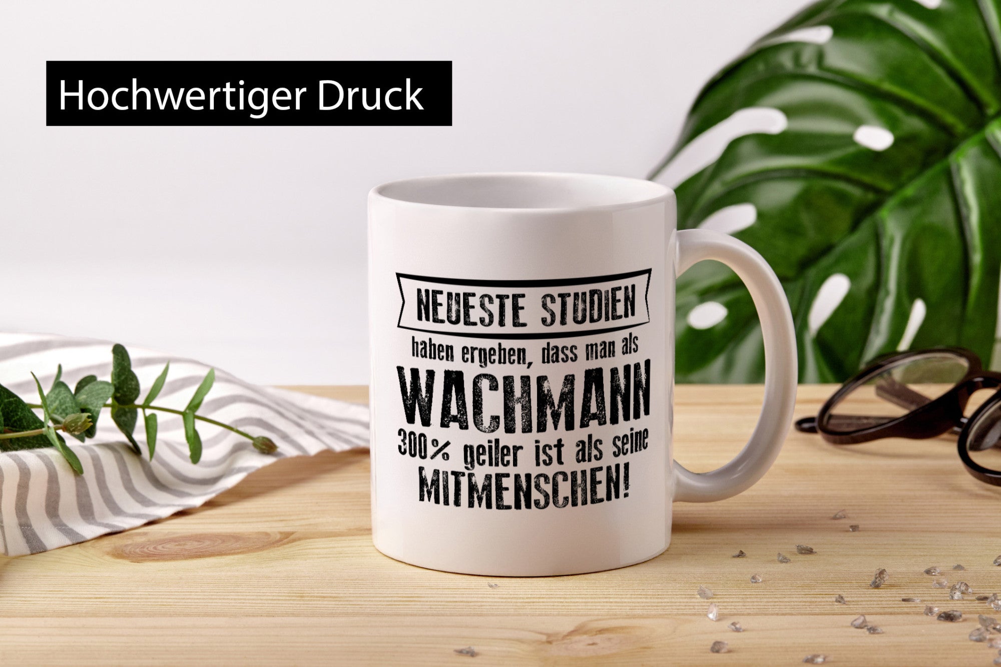 Neuste Studien: Wachmann | Wachpersonal Nachtwächter Humor Geschenkidee Tasse