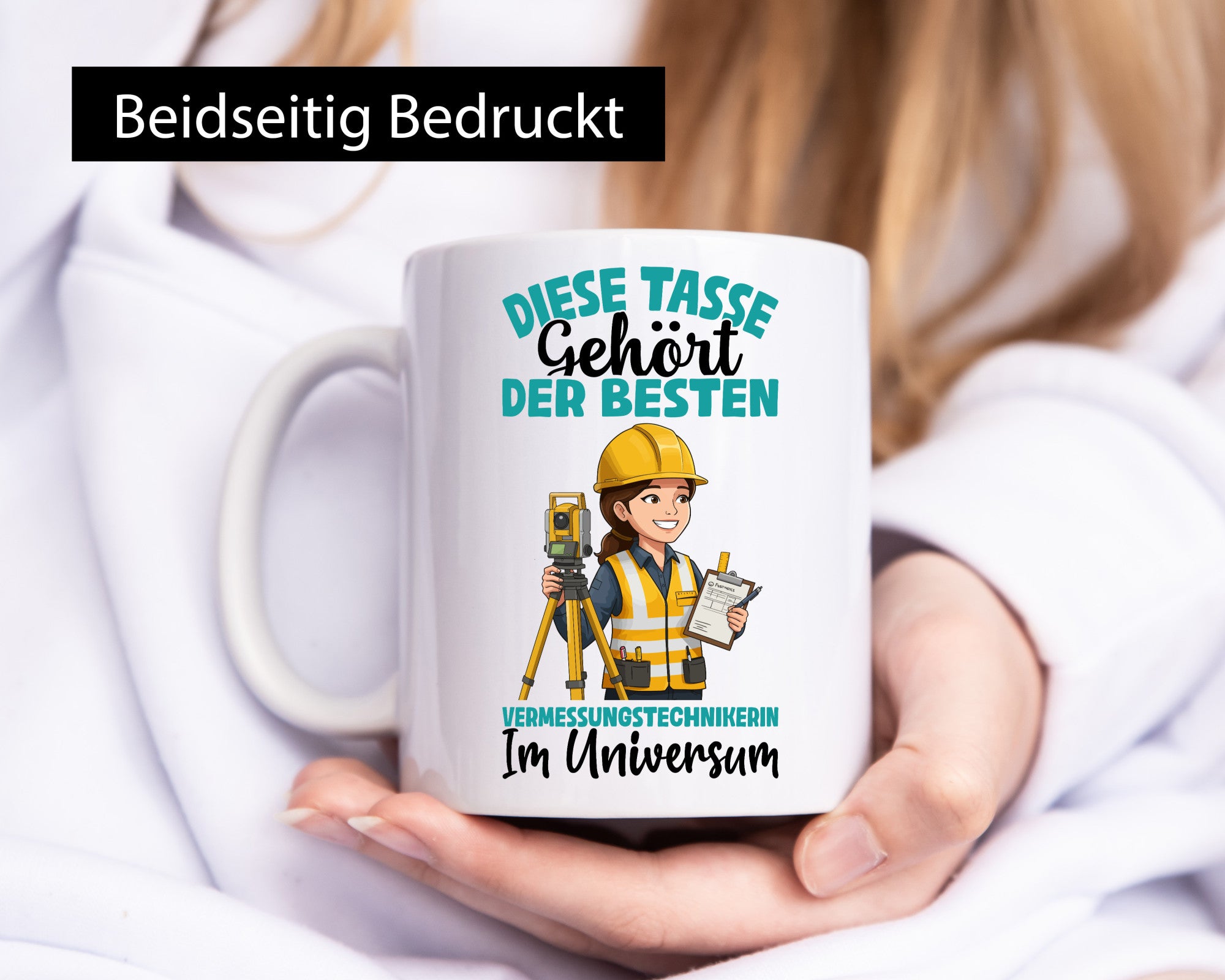 Im Universum: Vermessungstechnikerin | Techniker lustiger Spruch Geschenk Humor