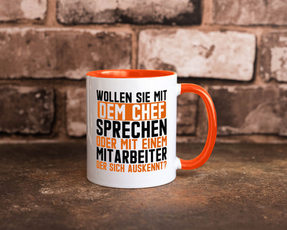 Wollen sie mit dem Chef Sprechen | Mitarbeiter Humor Arbeit Kollegen Büro