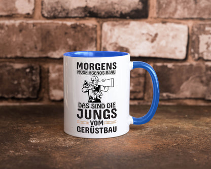 Jungs vom Gerüstbau | Gerüstbauer Tasse Baustelle Geschenk Humor Geschenkidee