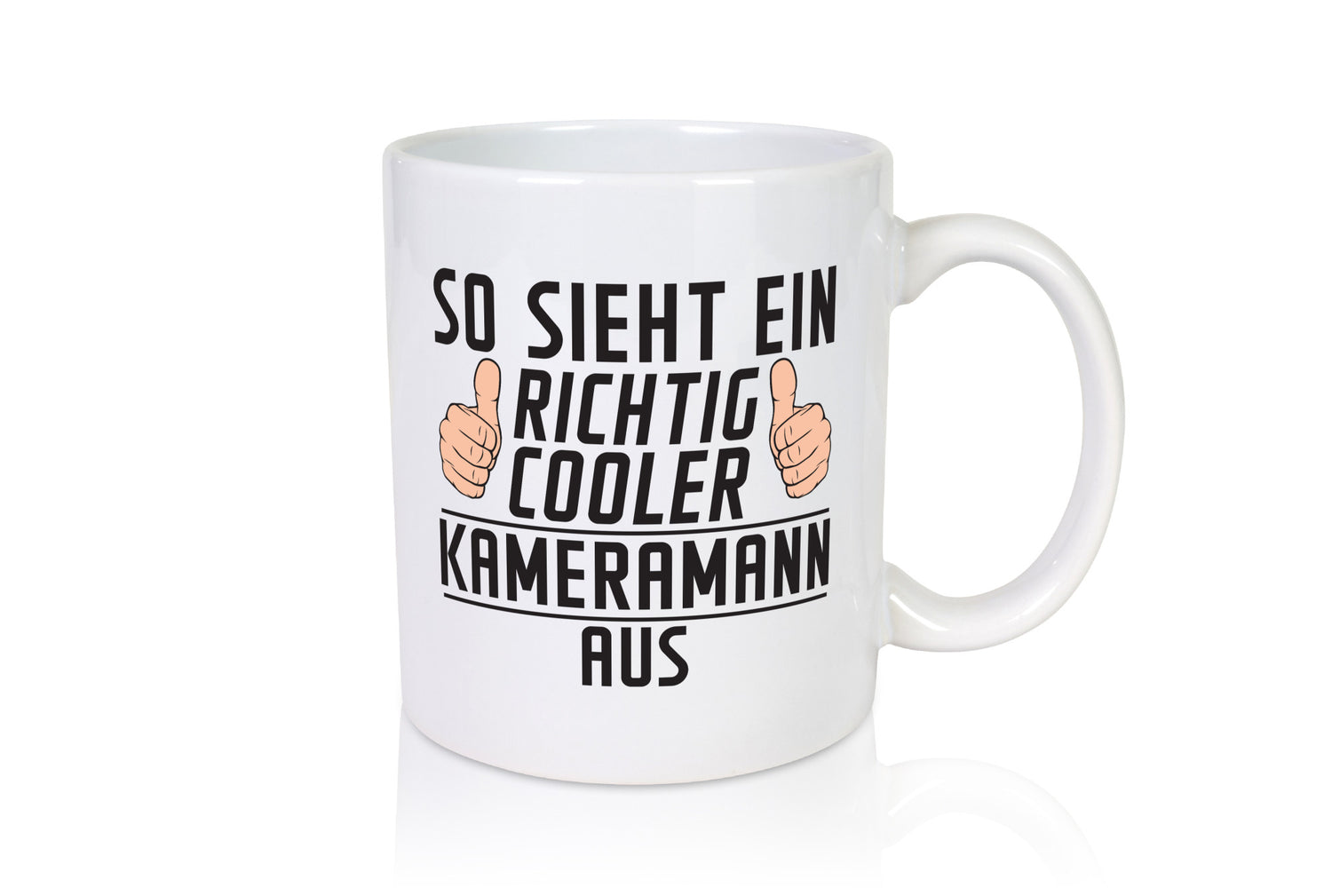 Richtig Cooler Kameramann | Kamera lustig Humor Geschenkidee Geschenk Tasse