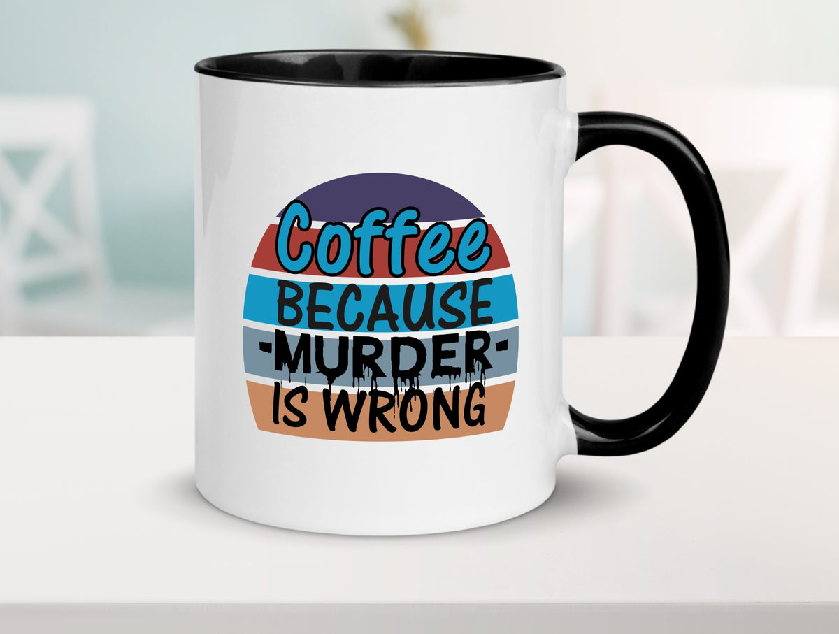 Kaffeetrinker Tasse | schwarzer Humor Büro Spruch Geschenk Arbeit Kollegen