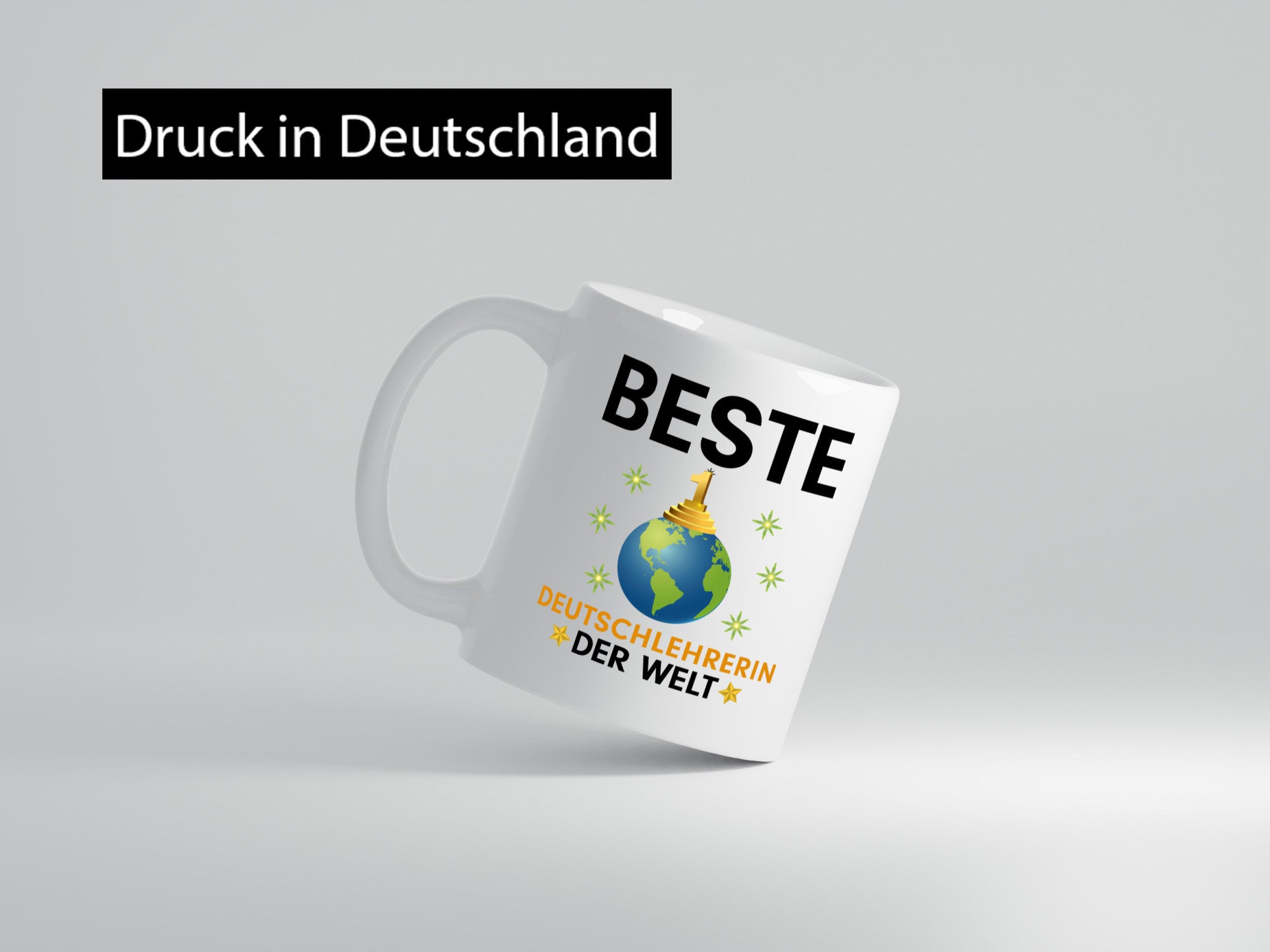 Welt Beste Deutschlehrerin | Lehrer lustig Humor Geschenkidee Geschenk Tasse