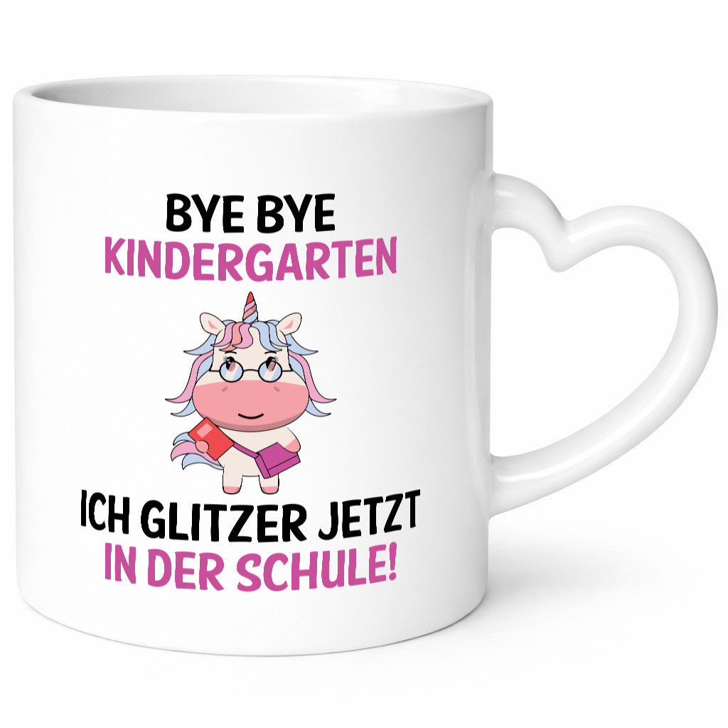 Byebye Kindergarten, jetzt Schule | Einhorn Geschenk Humor Geschenkidee