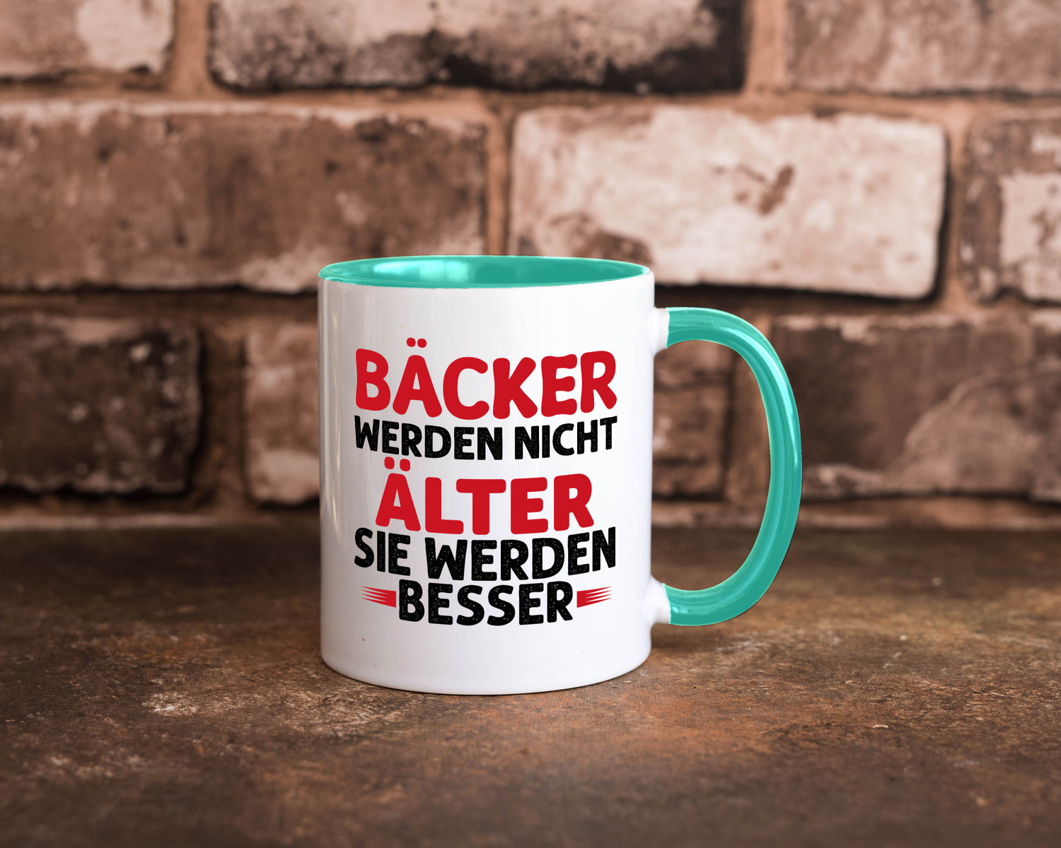 Bäcker werden nicht älter Sie besser lustig Humor Geschenkidee Geschenk Tasse