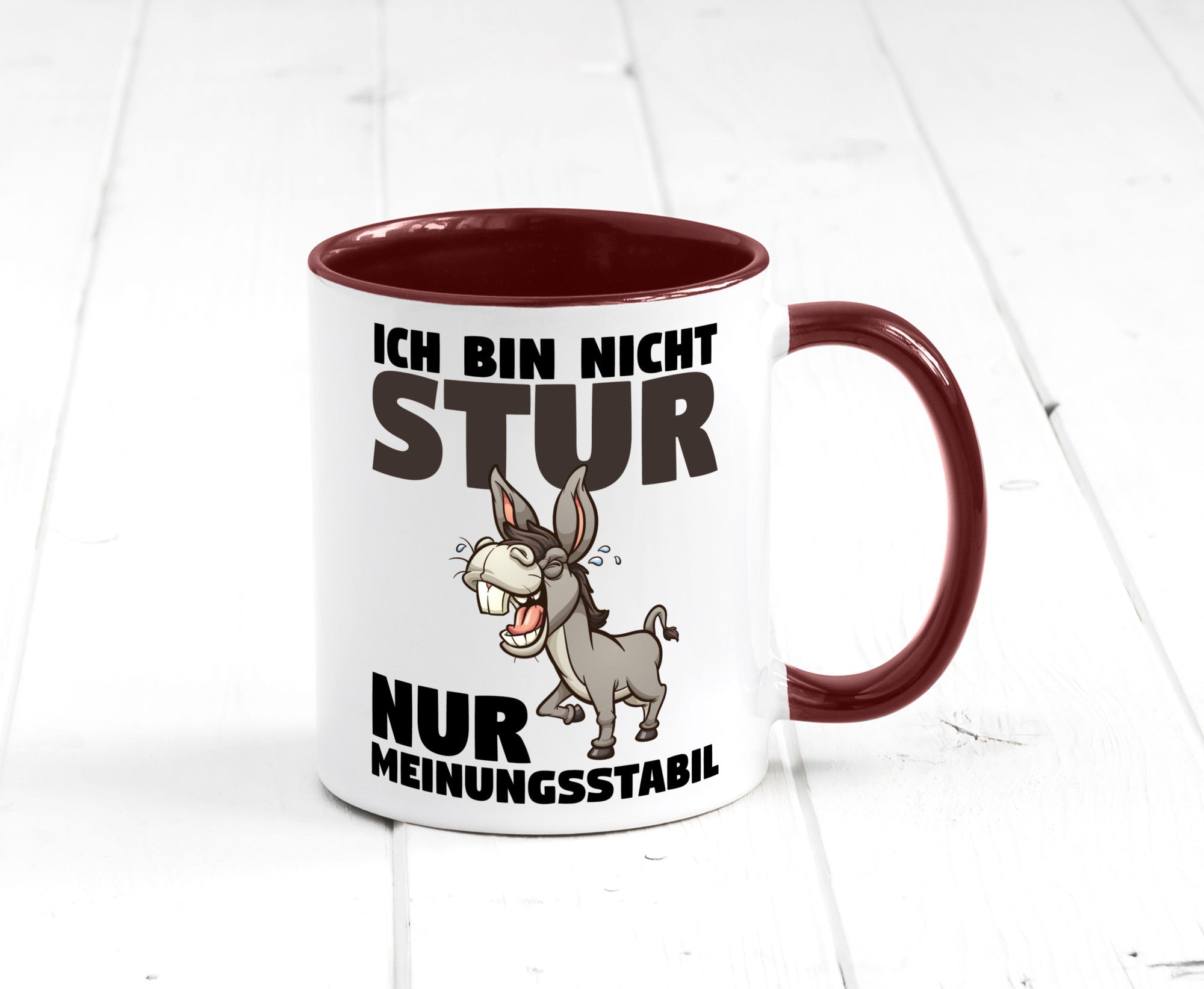 Sturer Esel | Sturkopf Tasse Dickkopf Spruch Humor lustiger Geschenk