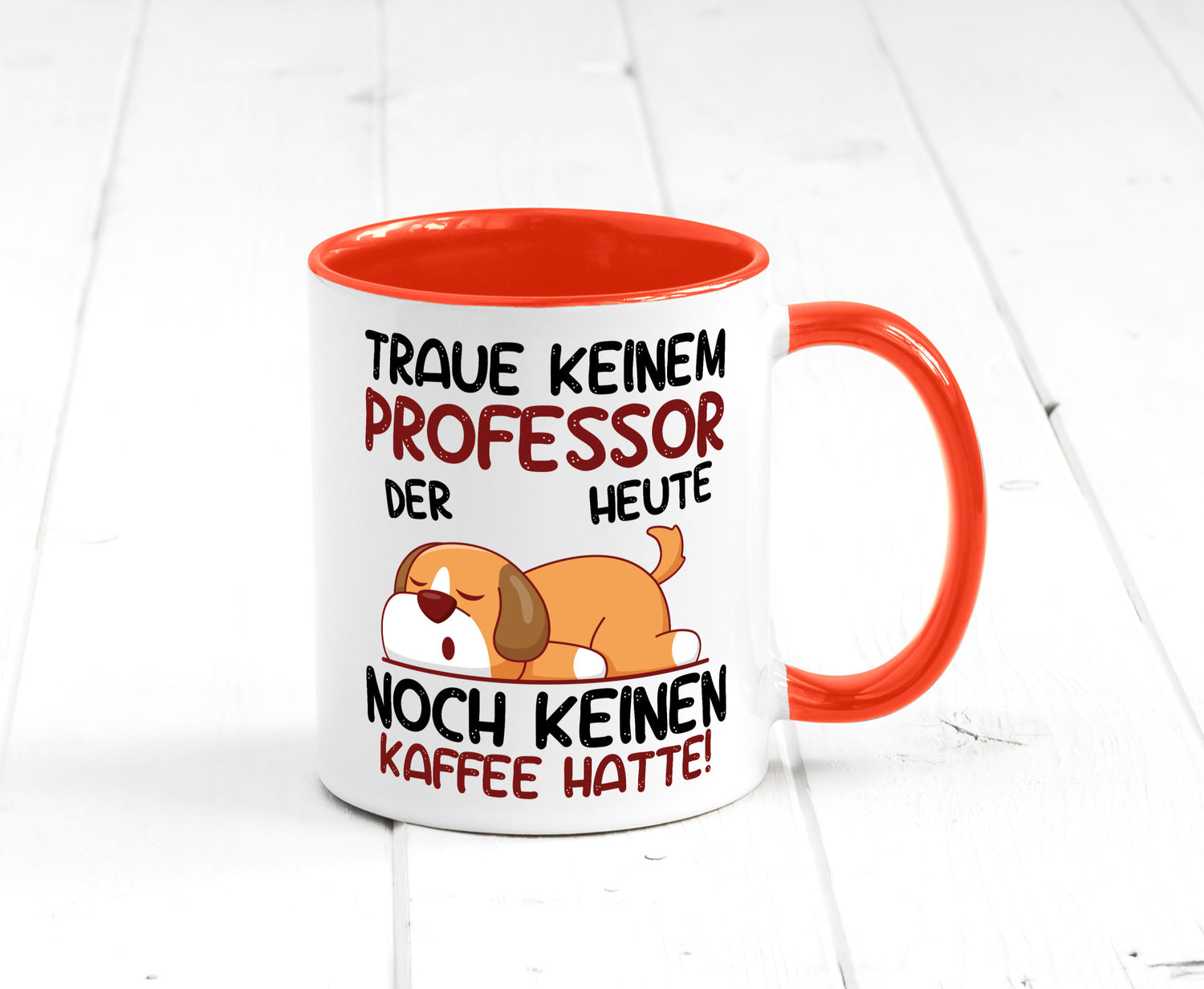 Traue keinem Professor | Uni Universität Geschenkidee Humor Tasse