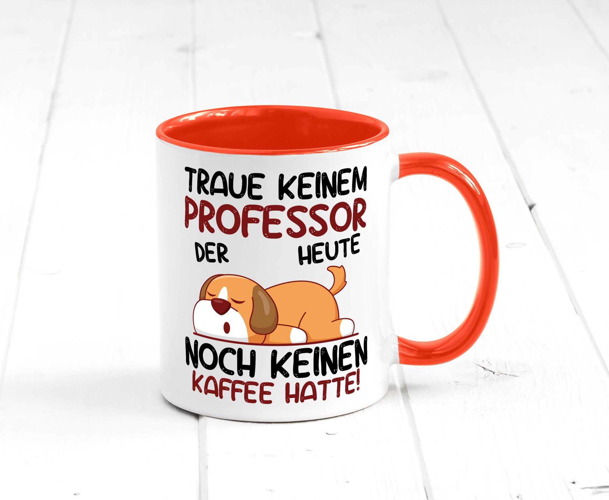 Traue keinem Professor | Uni Universität Geschenkidee Humor Tasse