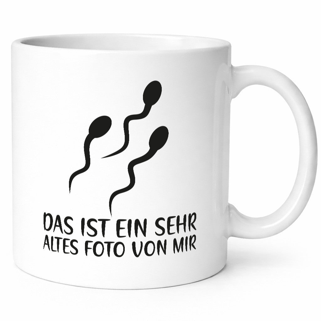 Das ist ein sehr altes Foto von mir | Schwangerschaft Paar lustig Humor