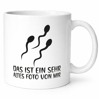 Das ist ein sehr altes Foto von mir | Schwangerschaft Paar lustig Humor