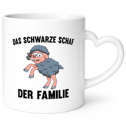 Das Schwarze Schaf der Familie | Böses Kind Ärger Humor Geschenkidee Tasse