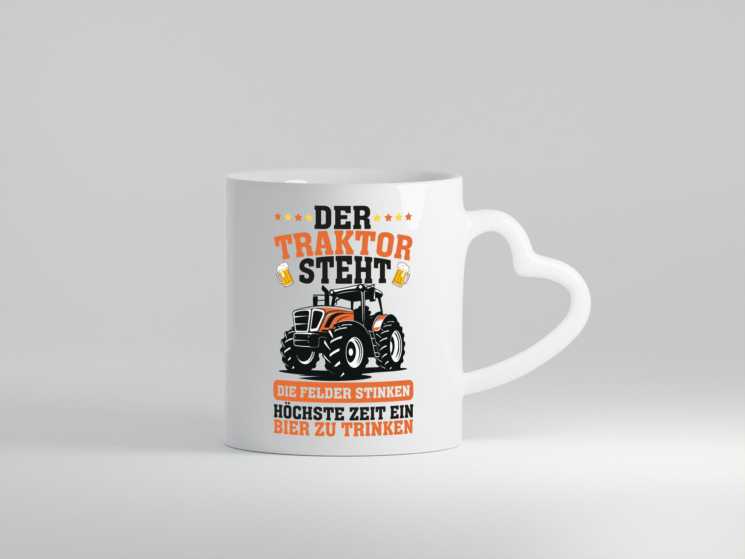 Der traktor steht | Felder Stinken Bier trinken Bauer lustiger Spruch Geschenk