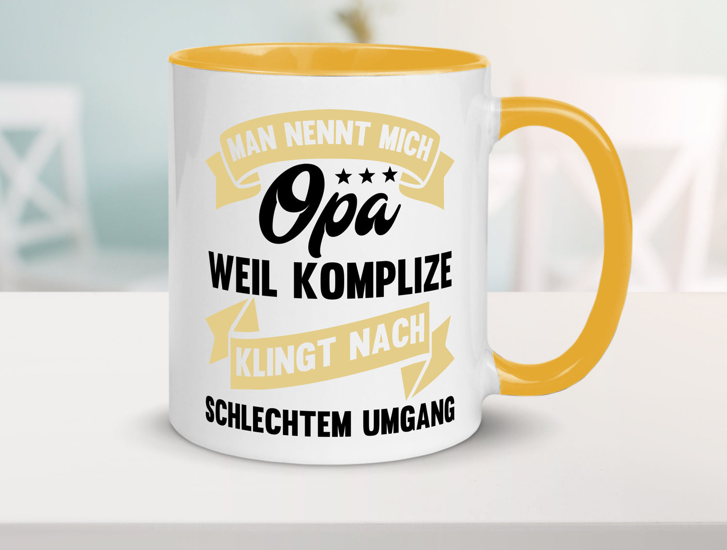 Man nennt mich Opa | Bester der Welt Humor Familie Geschenkidee Tasse
