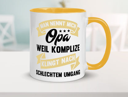 Man nennt mich Opa | Bester der Welt Humor Familie Geschenkidee Tasse