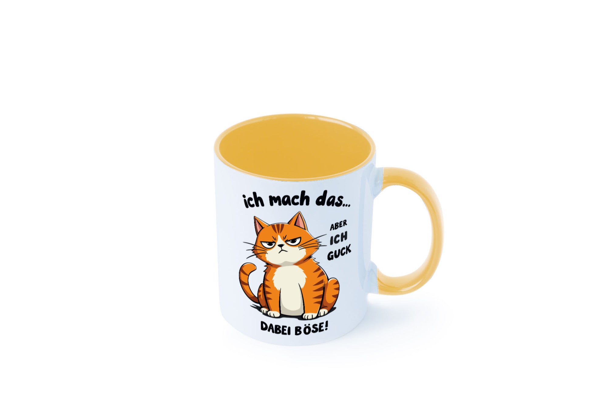 Ich guck dabei Böse | Katze Ironie Geschenk Tierliebhaber Humor lustiger Spruch