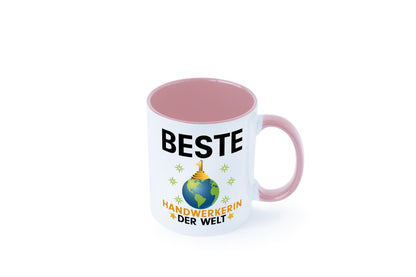 Welt Beste Handwerkerin | Handwerkerinnen lustiger Spruch Geschenk Humor Tasse
