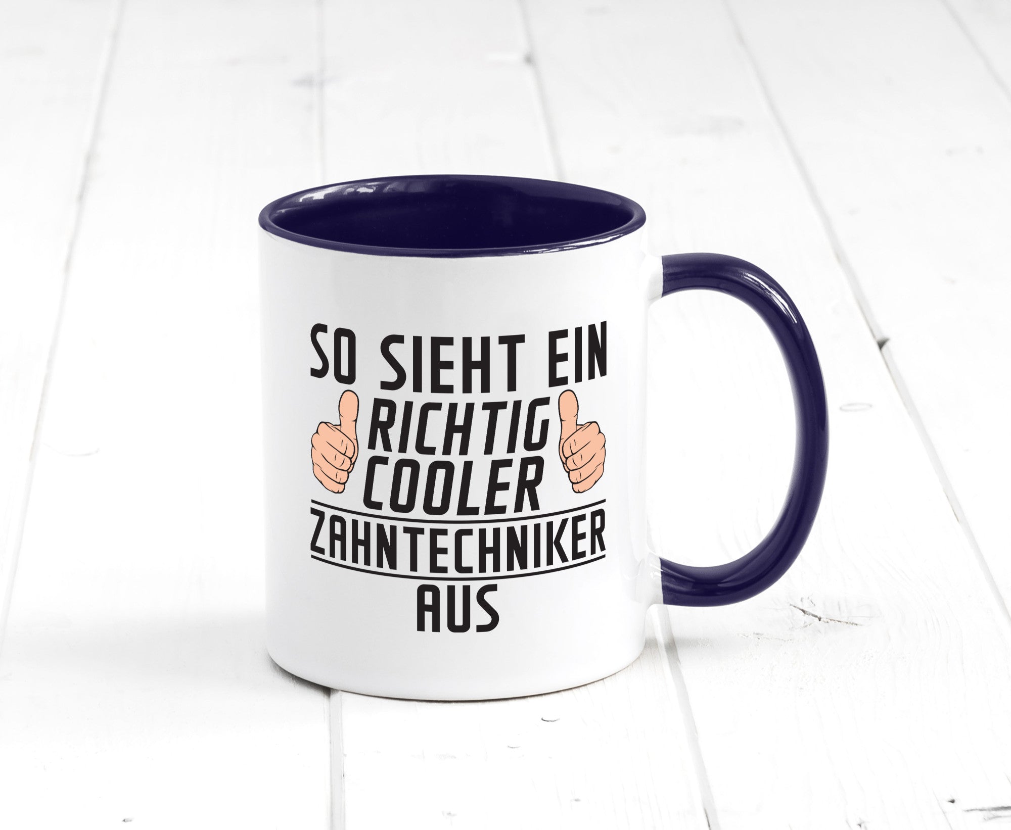 Richtig Cooler Zahntechniker | Zahnmedizin Geschenkidee Humor Tasse