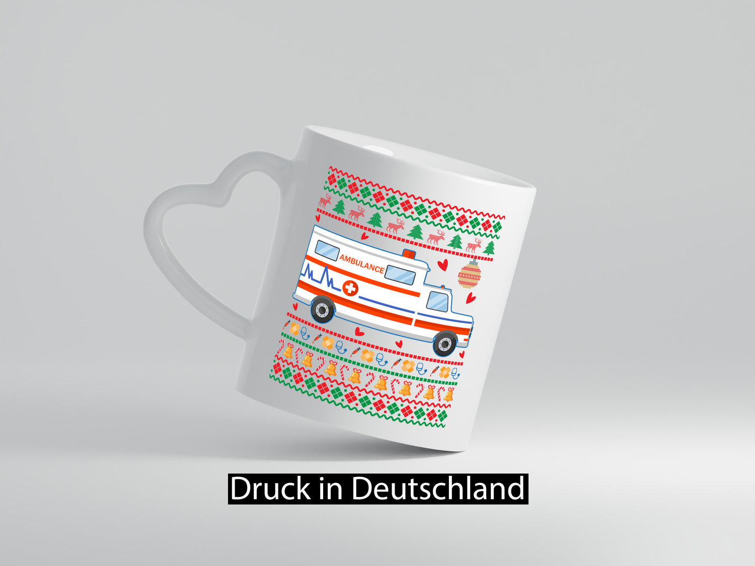 Krankenwagen | Ugly Christmas Emergency lustig Humor Geschenkidee Geschenk Tasse